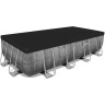 Каркасный бассейн BESTWAY POWER STEEL 549х274х122см, 14812л + фильтр-насос 5678 л/ч, тент, лестница 56998 BW